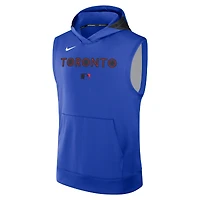 Men's Nike  Royal Toronto Blue Jays Authentic Collection City Connect Sleeveless Pullover Hoodie