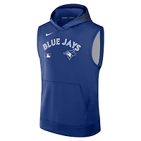 Sweat à capuche sans manches Nike Royal Toronto Blue Jays Authentic Collection Dri-FIT pour homme