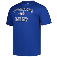 T-shirt pour homme avec profil des Royal Toronto Blue Jays, grand et grand, cœur âme