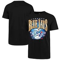 Men's '47 Black Toronto Blue Jays 50th Anniversary T-Shirt
