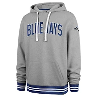 Men's '47  Gray Toronto Blue Jays Eastport Fleece Hoodie