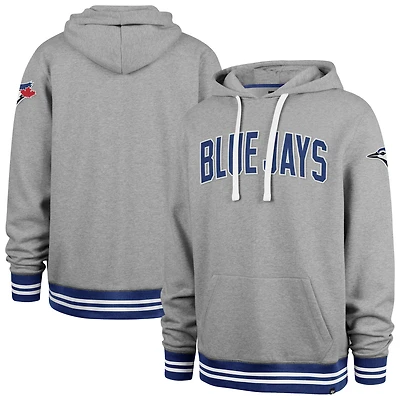 Men's '47  Gray Toronto Blue Jays Eastport Fleece Hoodie