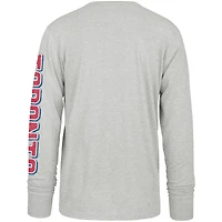Men's '47 Gray Toronto Blue Jays Fair Ball Franklin Long Sleeve T-Shirt