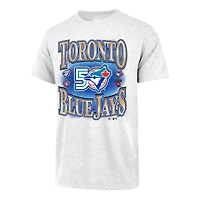T-shirt homme '47 Gray Toronto Blue Jays Golden 50e saison