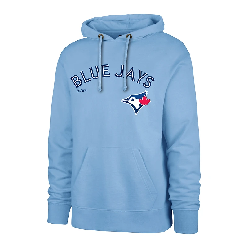 Men's '47 Light Blue Toronto Jays Wordmark Fleece Hoodie