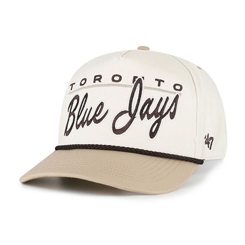 Men's '47 Natural/Tan Toronto Blue Jays Neutral Terrain Hitch Rope Adjustable Hat