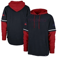 Men's '47  Navy Toronto Blue Jays City Connect Trifecta Shortstop Pullover Hoodie