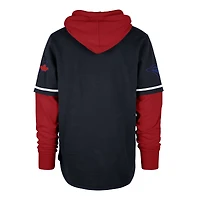 Men's '47  Navy Toronto Blue Jays City Connect Trifecta Shortstop Pullover Hoodie