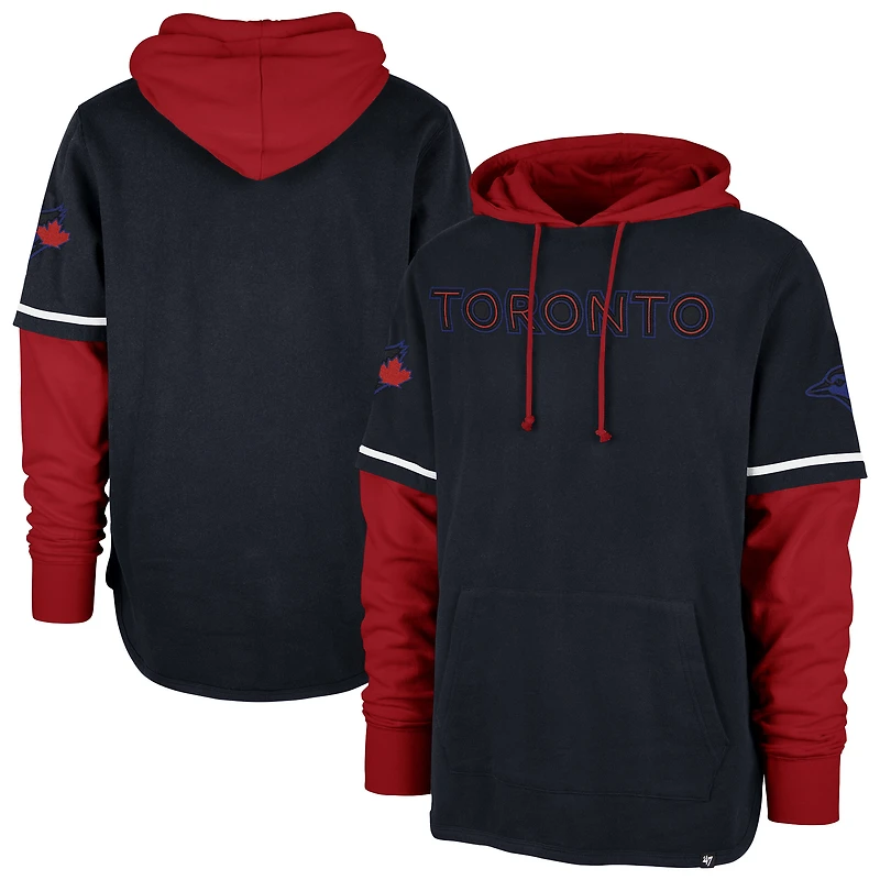 Sweat à capuche bleu marine « 47 » City Connect Trifecta pour homme des Blue Jays de Toronto