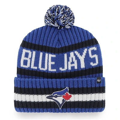 Bonnet en tricot à revers Bering des Blue Jays de Toronto '47 pour hommes avec pompon