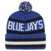 Men's '47 Royal Toronto Blue Jays  Bering Cuffed Knit Hat with Pom
