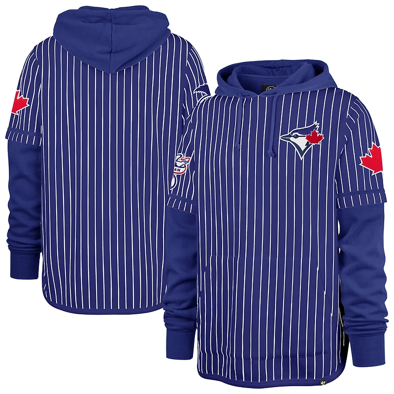 Sweat à capuche rayé double tête des Blue Jays de Toronto '47 pour homme