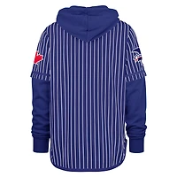 Sweat à capuche rayé double tête des Blue Jays de Toronto '47 pour homme