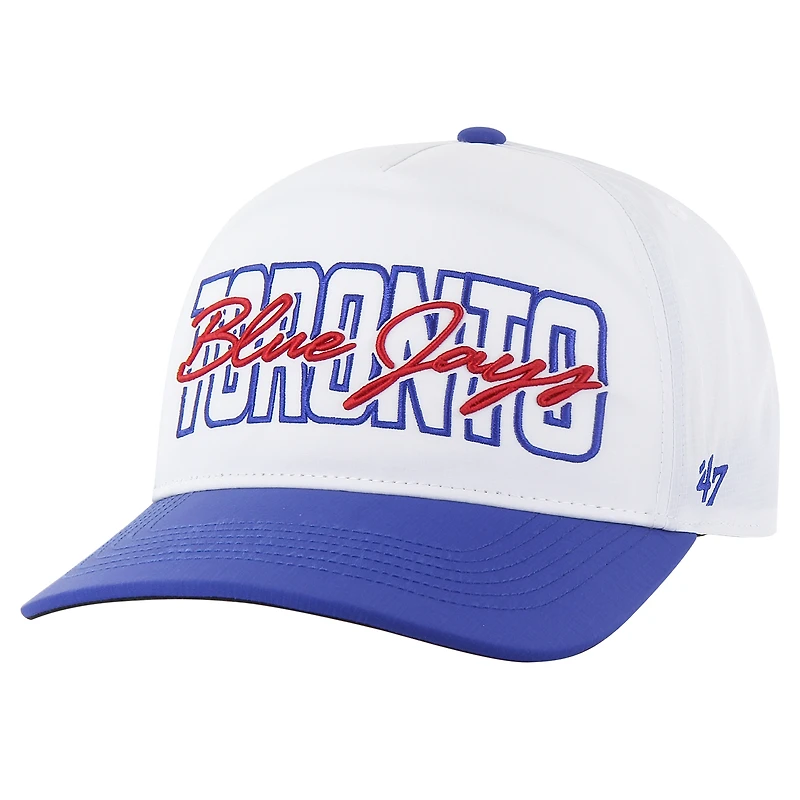 Casquette ajustable blanche '47 Toronto Blue Jays Lineman Hitch pour homme