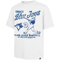 Men's '47 White Toronto Blue Jays Regional Batter Foundation T-Shirt