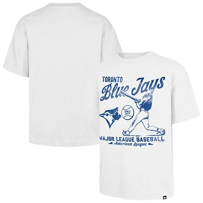 Men's '47 White Toronto Blue Jays Regional Batter Foundation T-Shirt