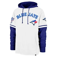 Chandail à capuchon arrêt-court Trifecta des Blue Jays de Toronto '47 blanc pour hommes
