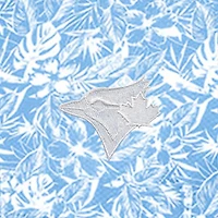 Chemise boutonnée Antigua bleu poudre pour homme des Blue Jays de Toronto