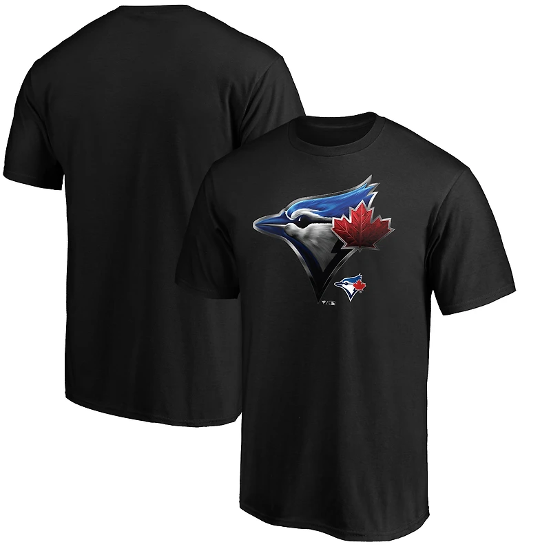 T-shirt noir pour homme avec mascotte des Blue Jays de Toronto