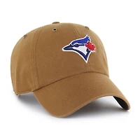 Casquette ajustable Carhartt x '47 marron Toronto Blue Jays Clean Up pour homme