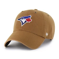 Men's Carhartt x '47 Brown Toronto Blue Jays Clean Up Adjustable Hat