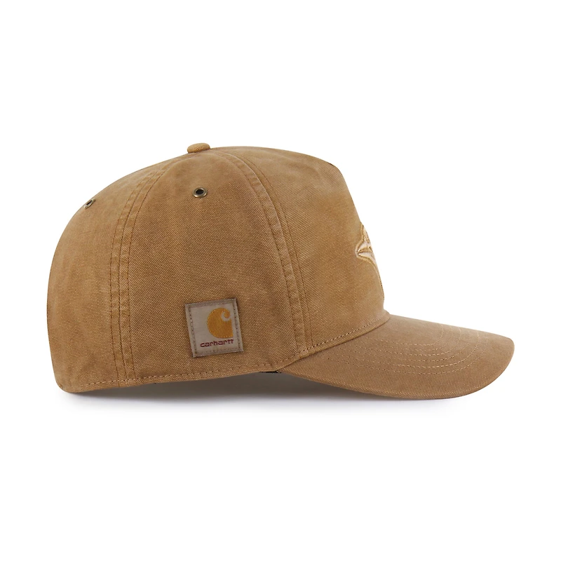 Men's Carhartt x '47 Brown Toronto Blue Jays Dyed Hitch Adjustable Hat