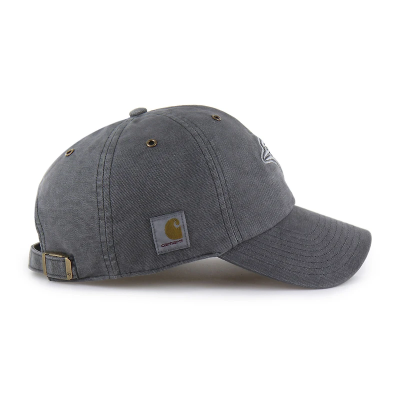 Casquette ajustable Carhartt x '47 Charcoal Toronto Blue Jays Dyed Clean Up pour homme