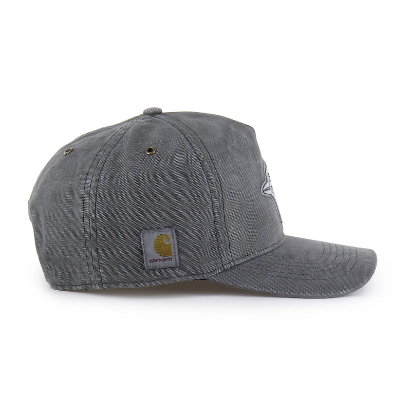 Men's Carhartt x '47 Charcoal Toronto Blue Jays Dyed Hitch Adjustable Hat