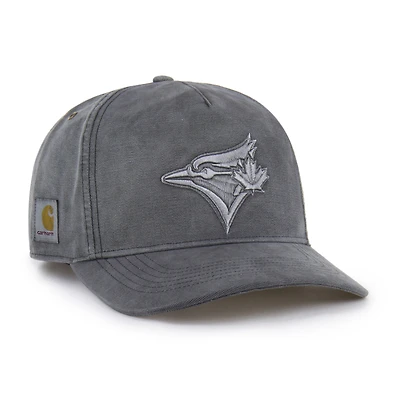 Men's Carhartt x '47 Charcoal Toronto Blue Jays Dyed Hitch Adjustable Hat