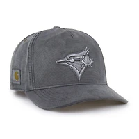 Men's Carhartt x '47 Charcoal Toronto Blue Jays Dyed Hitch Adjustable Hat