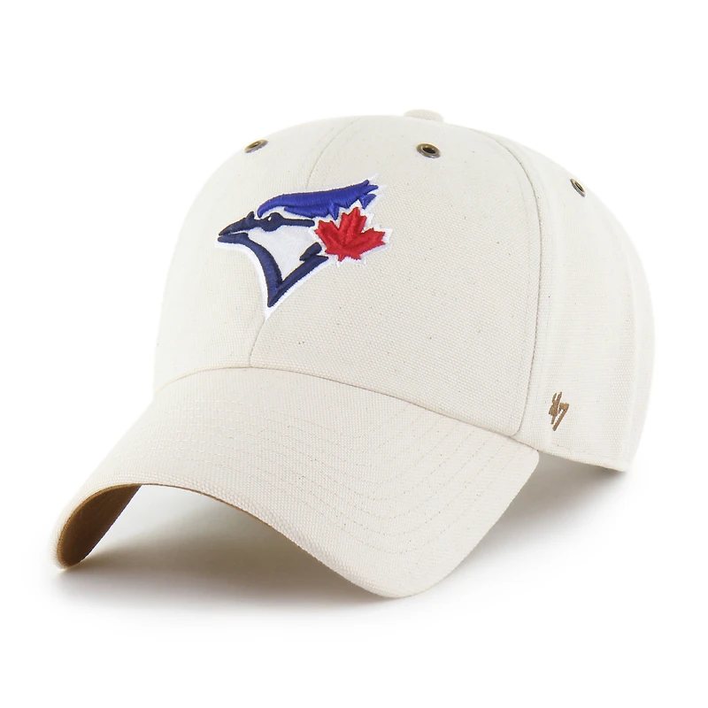 Men's Carhartt x '47 Natural Toronto Blue Jays Undyed Clean Up Adjustable Hat