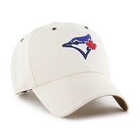 Men's Carhartt x '47 Natural Toronto Blue Jays Undyed Clean Up Adjustable Hat