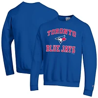Men's Champion  Royal Toronto Blue Jays Heart & Soul Powerblend Sweatshirt
