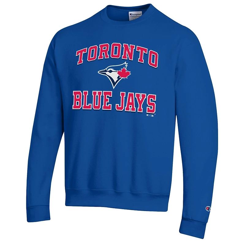 Sweat-shirt Champion Royal Toronto Blue Jays Heart & Soul Powerblend pour homme