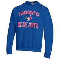 Sweat-shirt Champion Royal Toronto Blue Jays Heart & Soul Powerblend pour homme