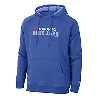 Men's Champion  Royal Toronto Blue Jays Triumph Tri-Blend Raglan Hoodie