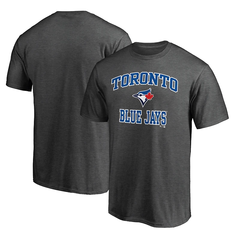 Men's  Charcoal Toronto Blue Jays Heart & Soul T-Shirt