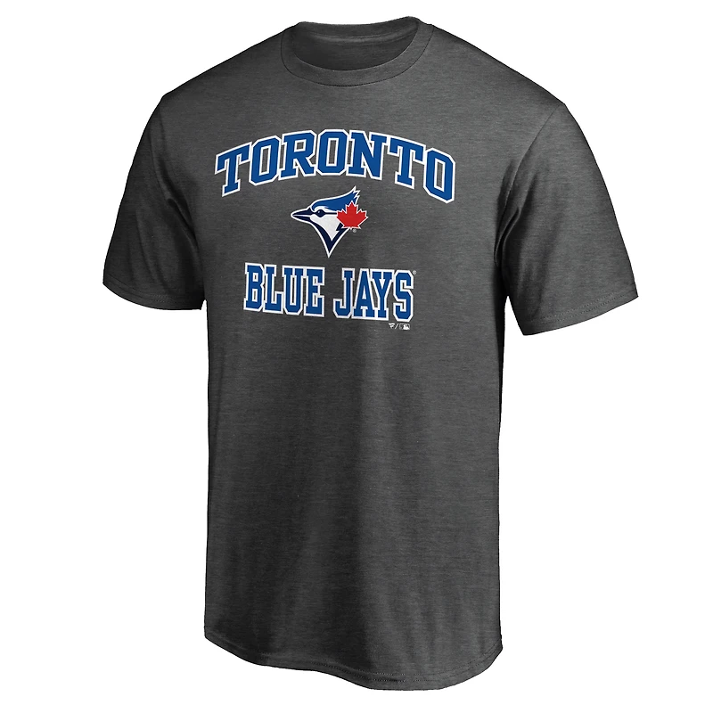 T-shirt anthracite pour homme « Cœur et âme » des Blue Jays de Toronto