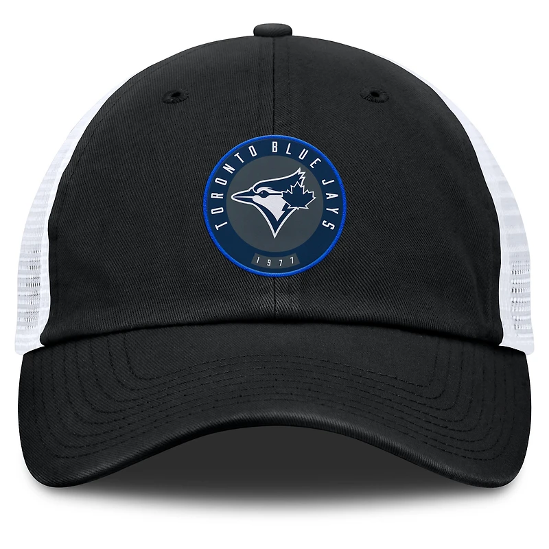 Men's Fanatics Black/White Toronto Blue Jays Averies Adjustable Hat