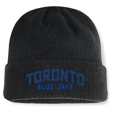 Men's Fanatics Black Toronto Blue Jays Andee Cuffed Knit Hat