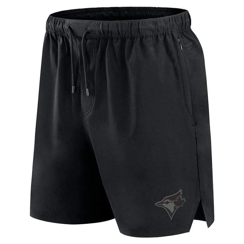 Short micro ton sur Fanatics noir pour homme des Blue Jays de Toronto