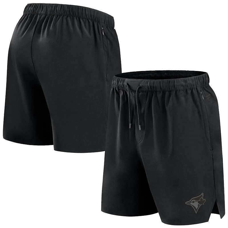 Men's Fanatics Black Toronto Blue Jays Front Office Micro Tonal Shorts