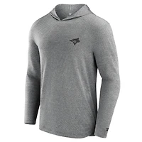 Men's Fanatics Black Toronto Blue Jays Front Office Tech Lightweight Hoodie T-Shirt