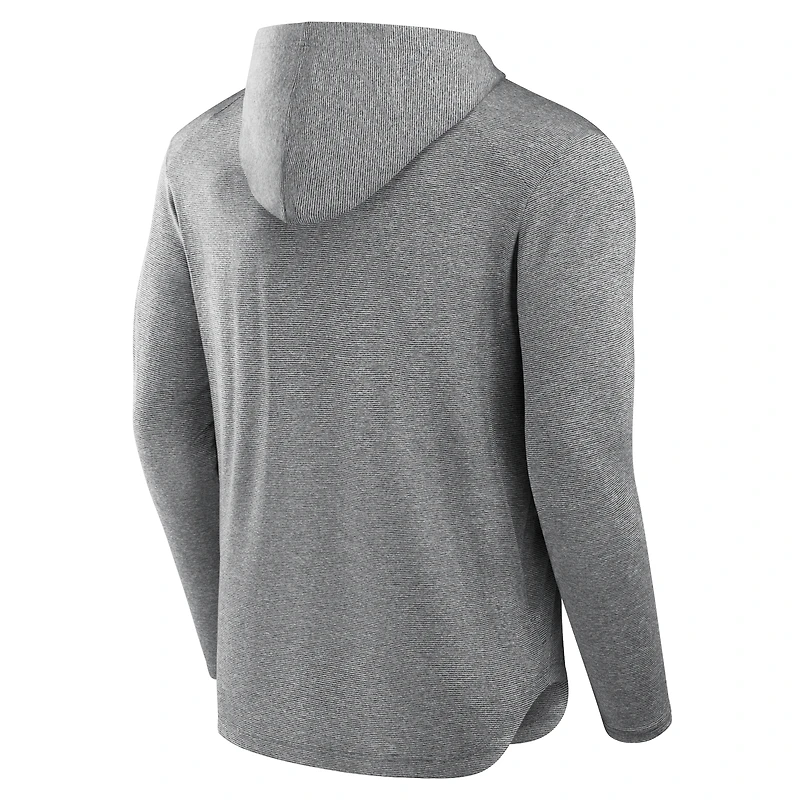 Men's Fanatics Black Toronto Blue Jays Front Office Tech Lightweight Hoodie T-Shirt