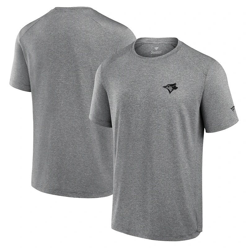 T-shirt technique noir du front office des Blue Jays de Toronto Fanatics pour hommes