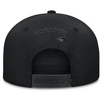 Men's Fanatics Black Toronto Blue Jays Platoon Snapback Hat