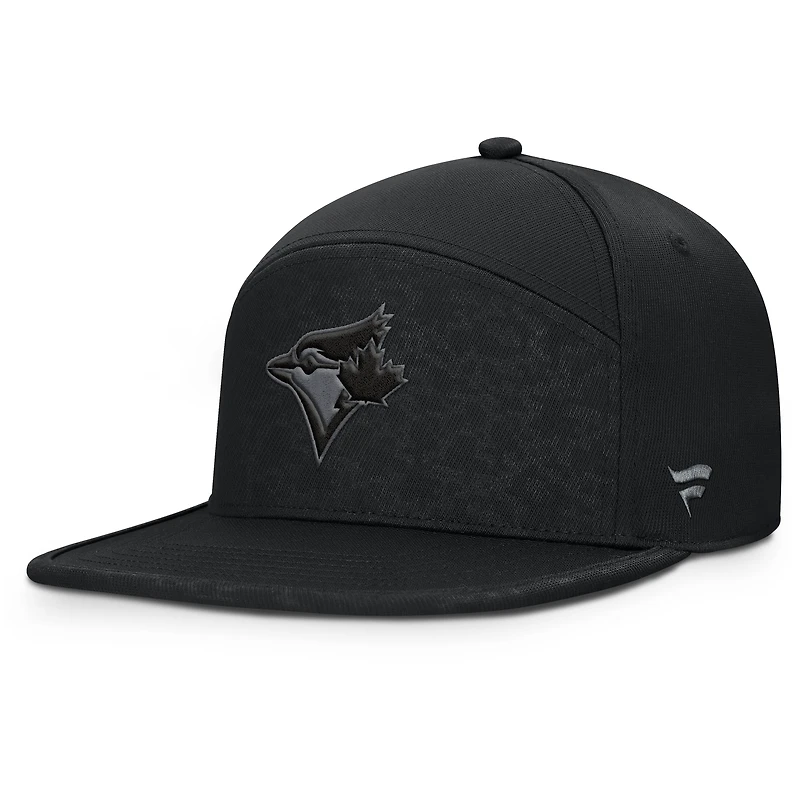 Men's Fanatics Black Toronto Blue Jays Platoon Snapback Hat