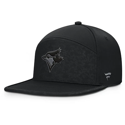 Men's Fanatics Black Toronto Blue Jays Platoon Snapback Hat