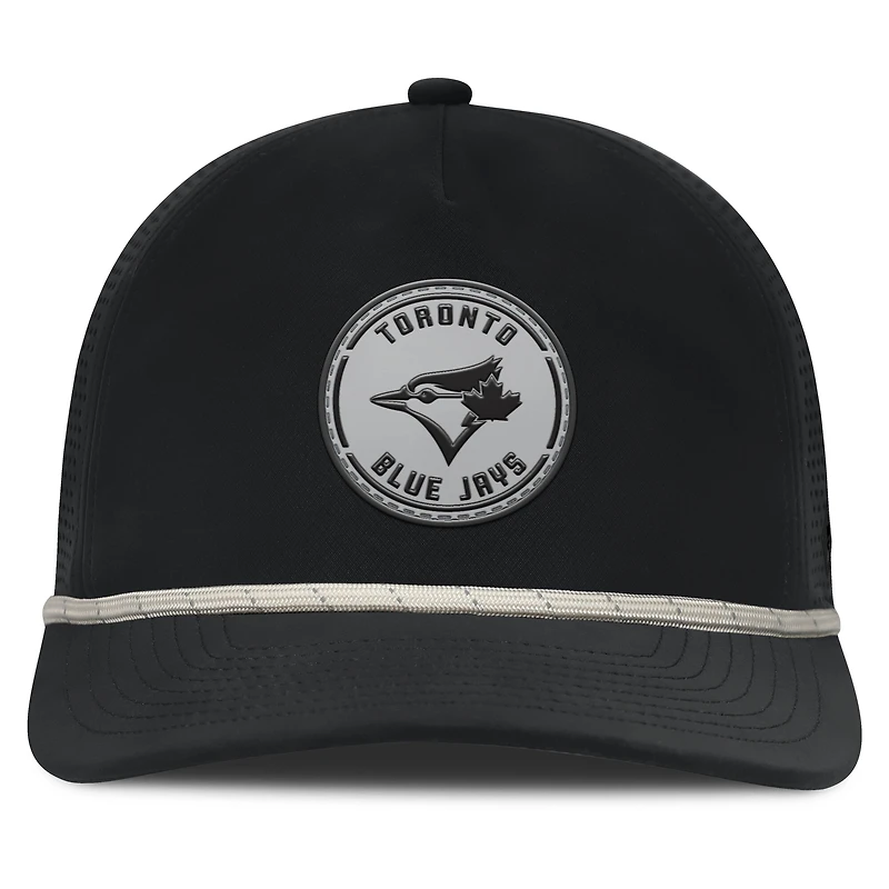 Men's Fanatics Black Toronto Blue Jays Signature A-Frame Adjustable Hat