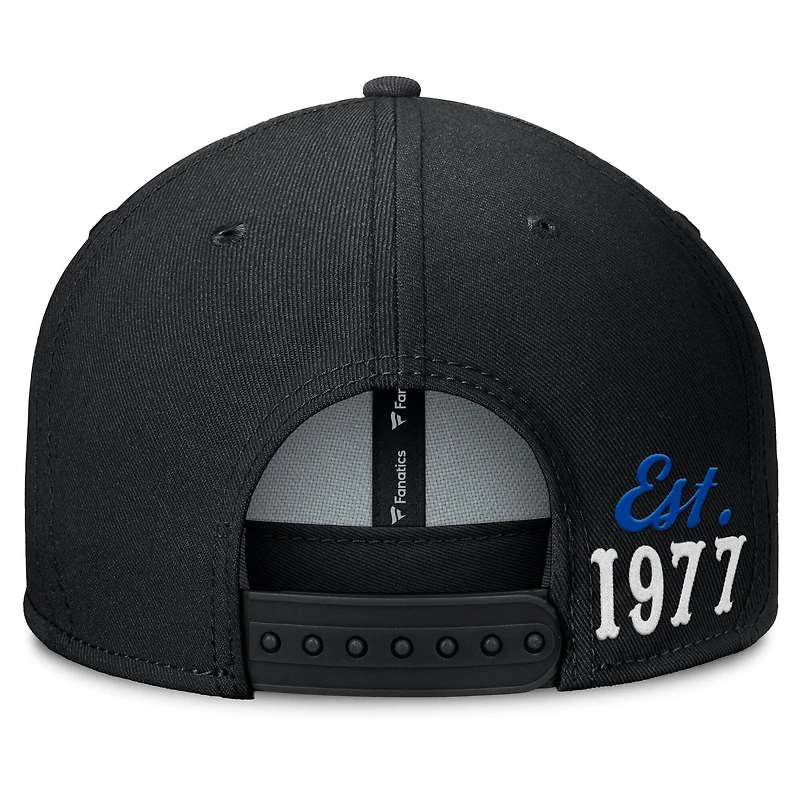Men's Fanatics Black Toronto Blue Jays Walk-Off Bullpen Snapback Hat